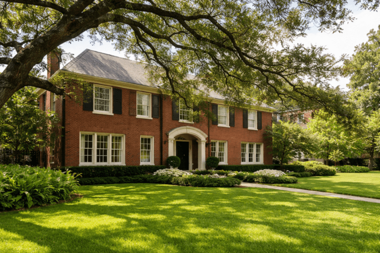 Galveston Texas coastal neighborhood homes