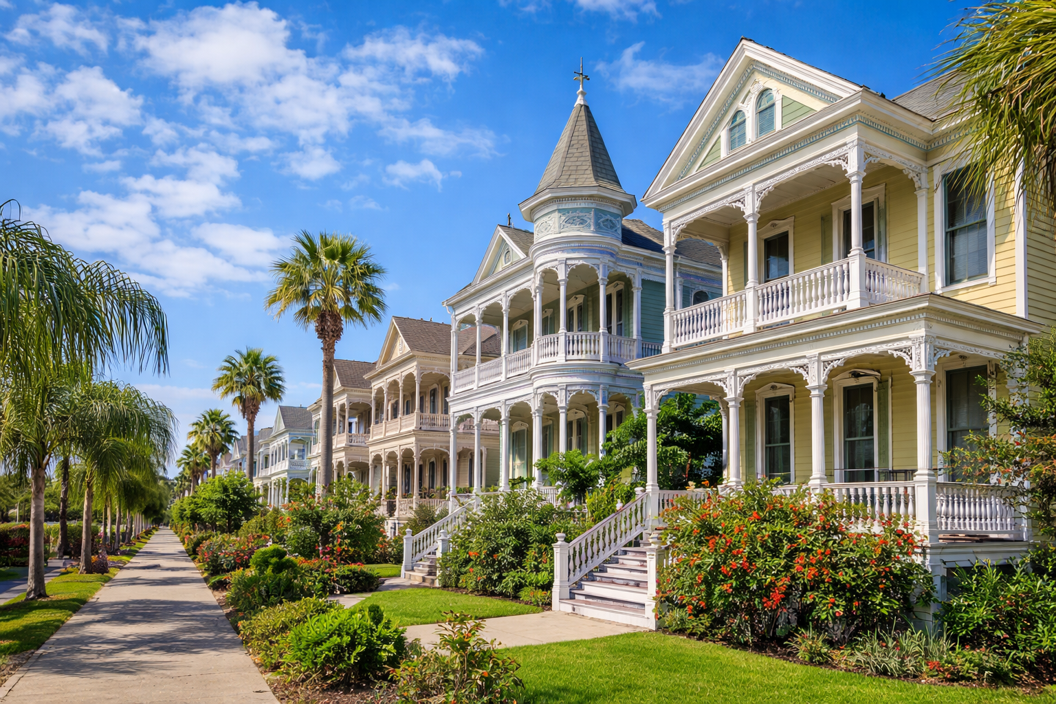 Historic homes Galveston