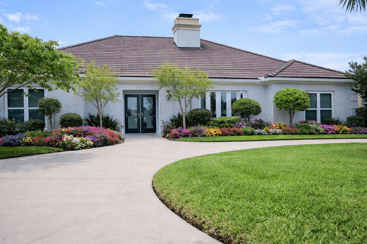 Galveston Central Island residential street2